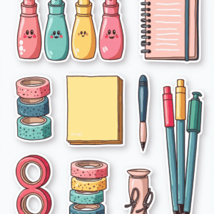Journal Stickers - Sheet v68